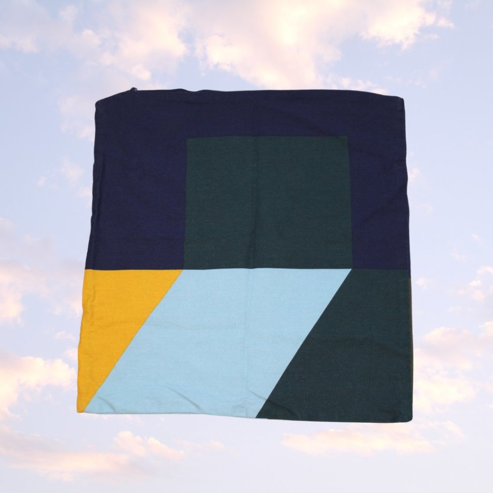 Color-block Cushion Cover *LIKE NEW